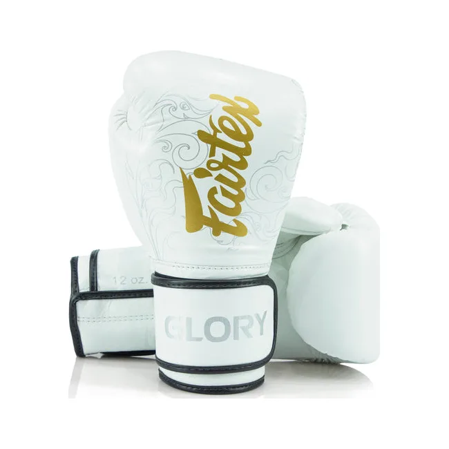 боксерские перчатки FAIRTEX X Glory Kickboxing Competition and BGVG3 White Silver