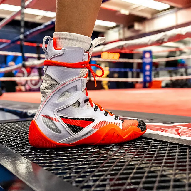 Боксерки для боксу NIKE HyperKO 2 White Bright Crimson Black