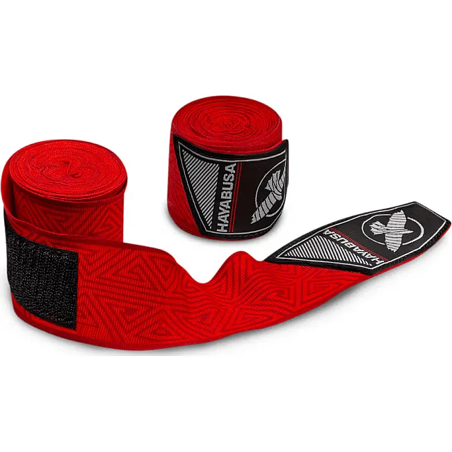 Бинти боксерські HAYABUSA Perfect Stretch Red Tribal