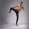 Легінси VENUM G-Fit Air Mens Deep Black Fire Red