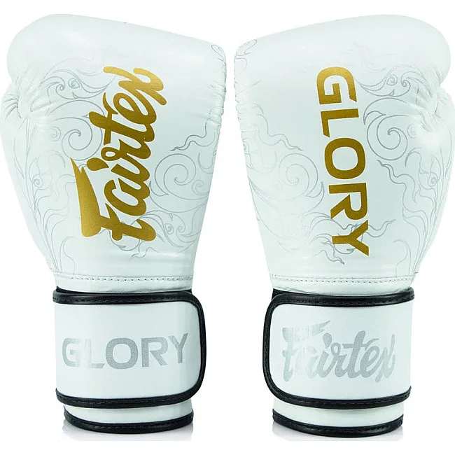 боксерские перчатки FAIRTEX X Glory Kickboxing Competition and BGVG3 White Silver