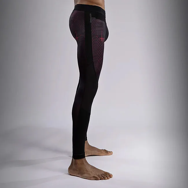 Легінси VENUM G-Fit Air Mens Deep Black Fire Red
