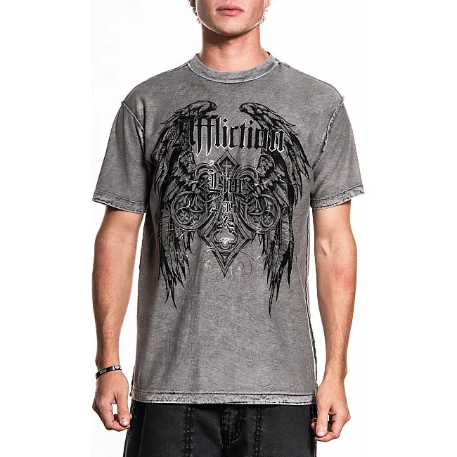 Двухсторонняя футболка AFFLICTION Born Of Entropy Reversible Tee