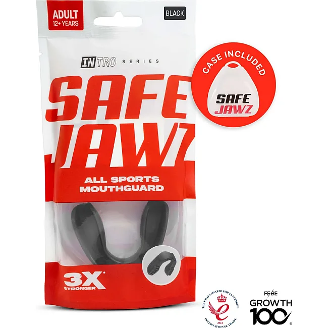 Капа для бокса SAFEJAWZ Intro Series Black Senior