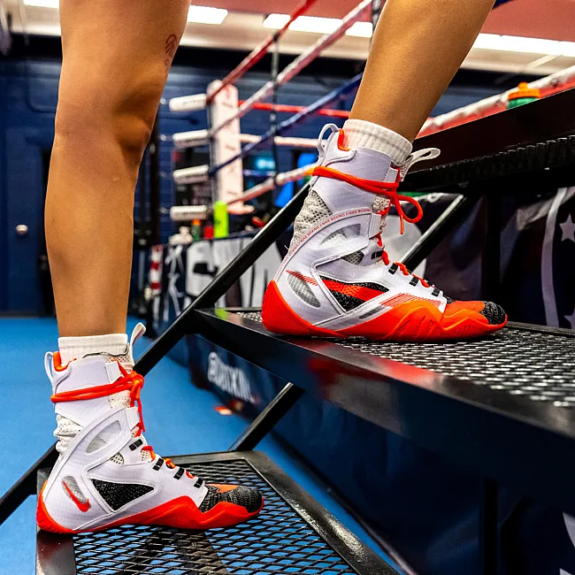Боксерки для боксу NIKE HyperKO 2 White Bright Crimson Black