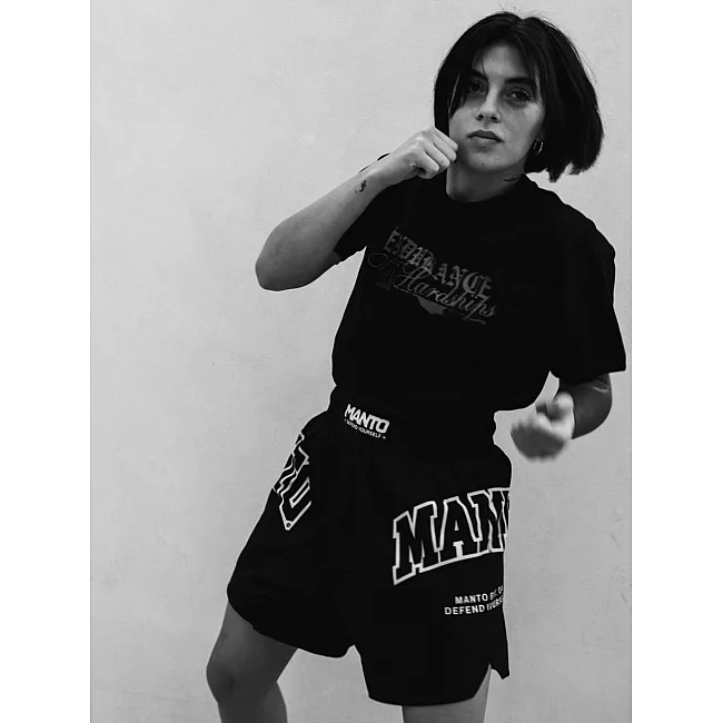 Боксерские шорты MANTO VARSITY Black