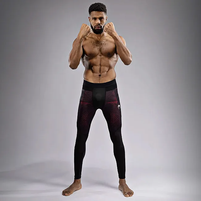 Легінси VENUM G-Fit Air Mens Deep Black Fire Red
