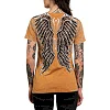 Футболка женская AFFLICTION Chrome Tee Copper Lava Wash