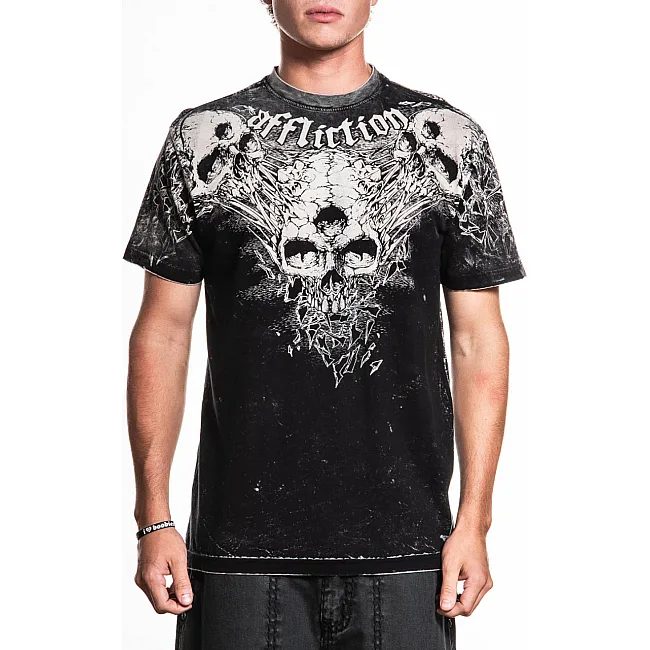 Двухсторонняя футболка AFFLICTION Born Of Entropy Reversible Tee