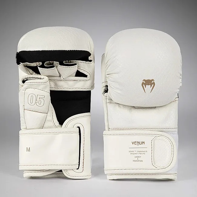 Рукавички ММА VENUM Impact Evo Scales MMA Ivory