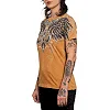Футболка женская AFFLICTION Chrome Tee Copper Lava Wash