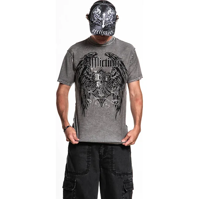 Двухсторонняя футболка AFFLICTION Born Of Entropy Reversible Tee