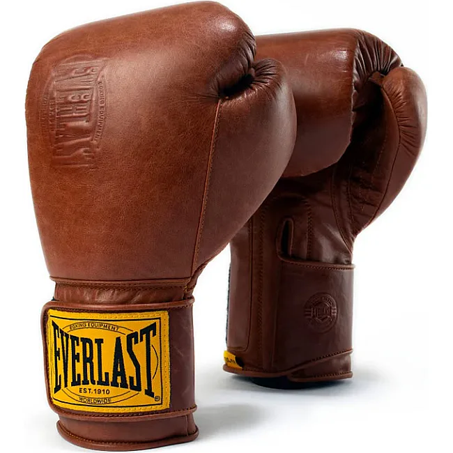 Перчатки для бокса EVERLAST 1910 Pro Hook and Loop Brown