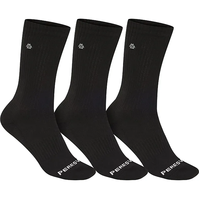 Спортивні шкарпетки PERESVIT Sport AG+ Quarter Black (3 пари)