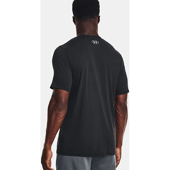 Футболка чоловіча UNDER ARMOUR Charged Cotton Left Chest Lockup Black