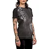 Футболка жіноча AFFLICTION Seductive Tee Charcoal