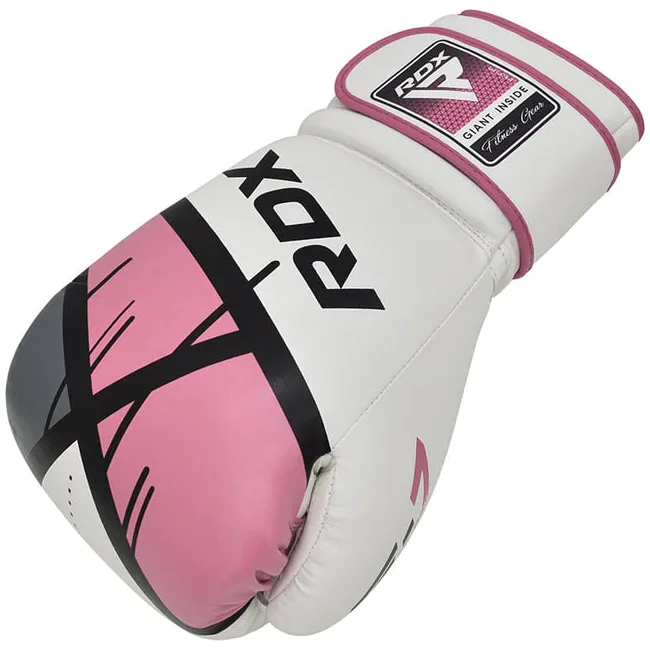 Перчатки для бокса RDX F7 Ego White Pink