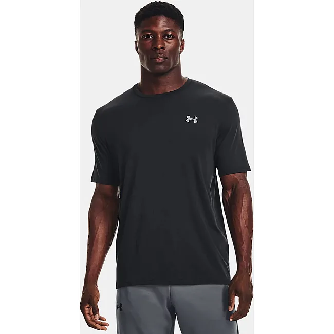 Футболка чоловіча UNDER ARMOUR Charged Cotton Left Chest Lockup Black