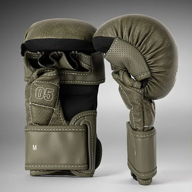 Рукавички ММА VENUM Impact Evo Scales MMA Army Green