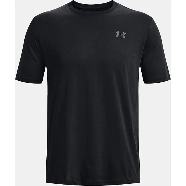 Футболка чоловіча UNDER ARMOUR Charged Cotton Left Chest Lockup Black