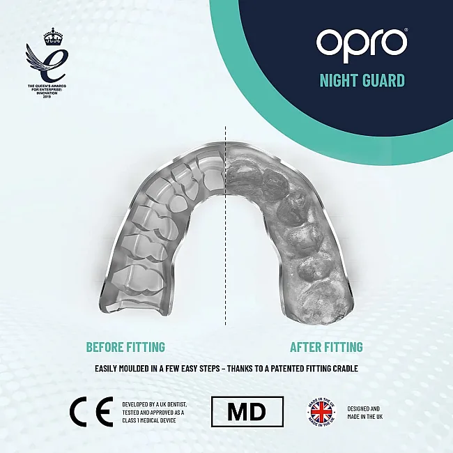 Капа для бокса от бруксизма OPRO Night Guard Clear