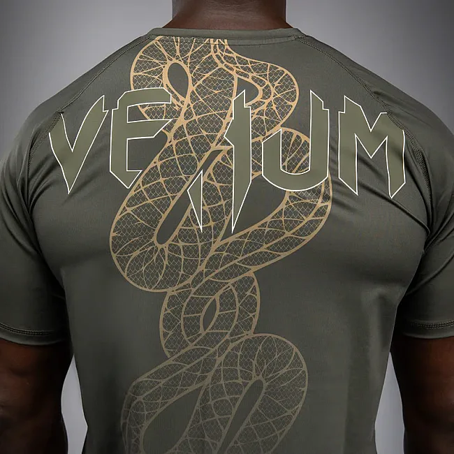 Футболка мужская VENUM Serpenti Dry Tech Khaki Bronze Ivory