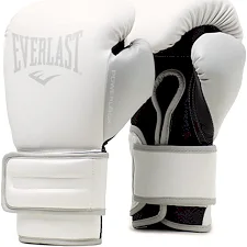 Рукавички для боксу EVERLAST Powerlock 2R Hook and Loop White