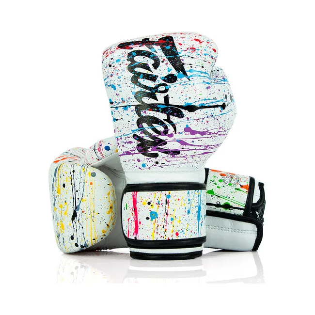 Рукавички для боксу FAIRTEX BGV14PT Painter White
