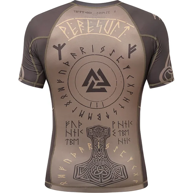 Рашгард PERESVIT Valhalla Short Sleeve Ash Brown