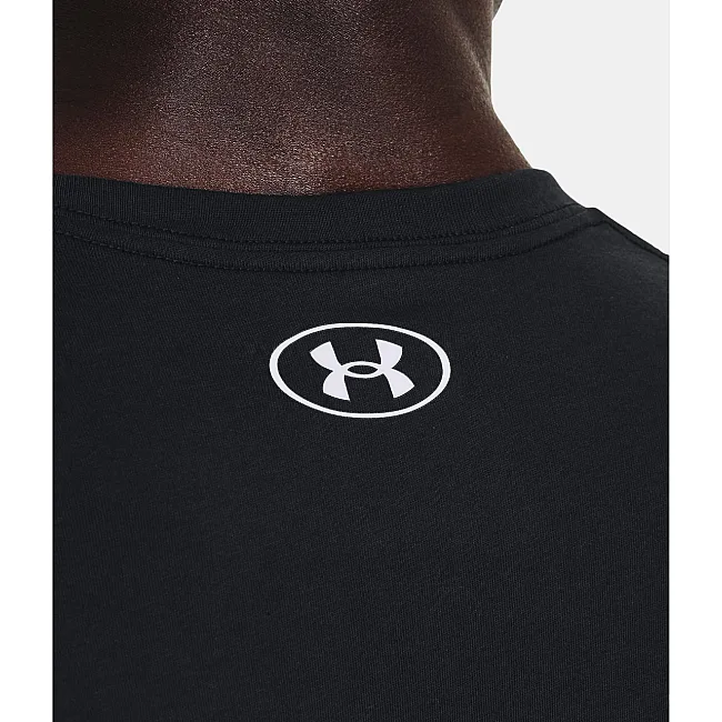 Футболка чоловіча UNDER ARMOUR Charged Cotton Left Chest Lockup Black