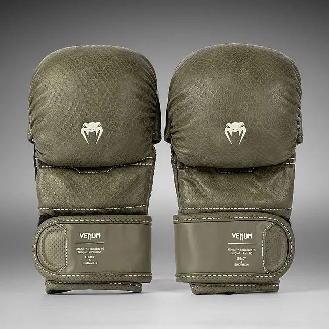 Рукавички ММА VENUM Impact Evo Scales MMA Army Green