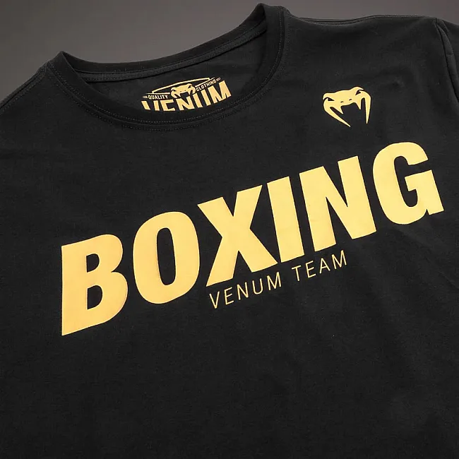 Футболка мужская VENUM Boxing VT Black Gold