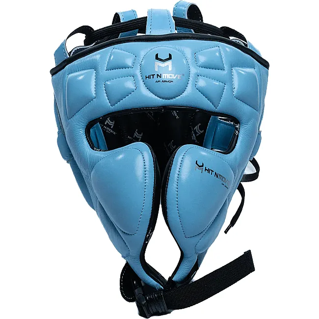 Боксерский шлем Hit N Move Air Armor Precision Sky Blue