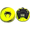 Лапы для бокса VENUM Elite Thick Coaching s Leather Mini (Pair) Neo Yellow Black
