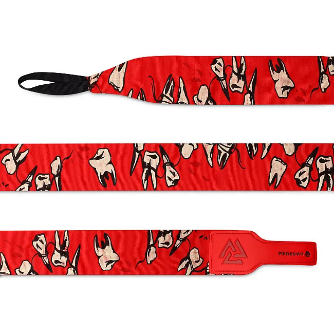 Бинты для бокса PERESVIT Teeth Printed Red