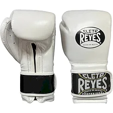Перчатки для бокса CLETO REYES Leather Contact ClУниверсальный ure White