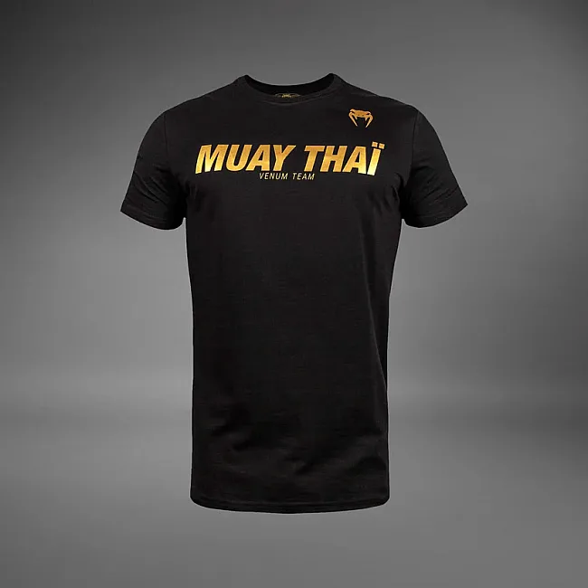 Футболка мужская VENUM Muay Thai VT Black Gold