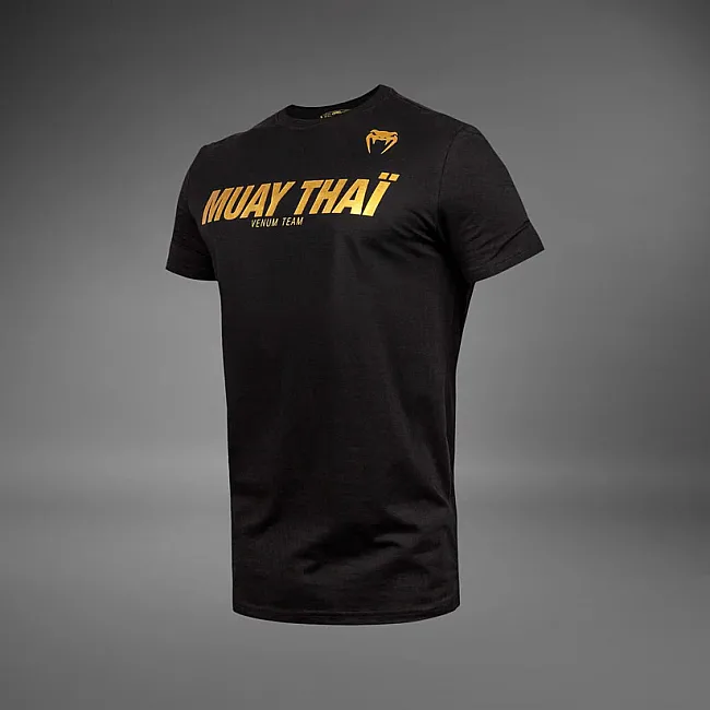 Футболка мужская VENUM Muay Thai VT Black Gold