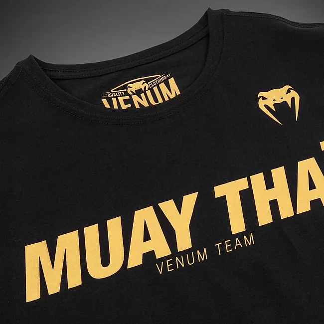 Футболка мужская VENUM Muay Thai VT Black Gold