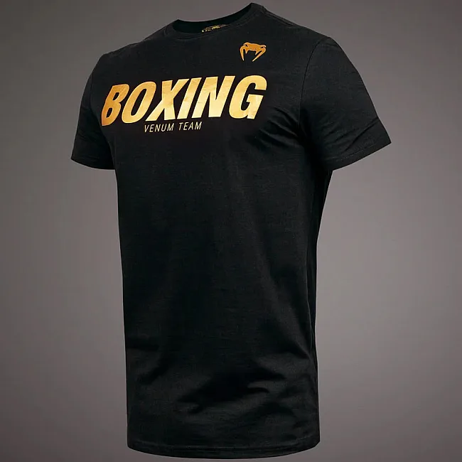 Футболка мужская VENUM Boxing VT Black Gold