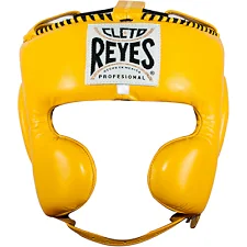 Шлем для бокса CLETO REYES Cheek Protection Yellow