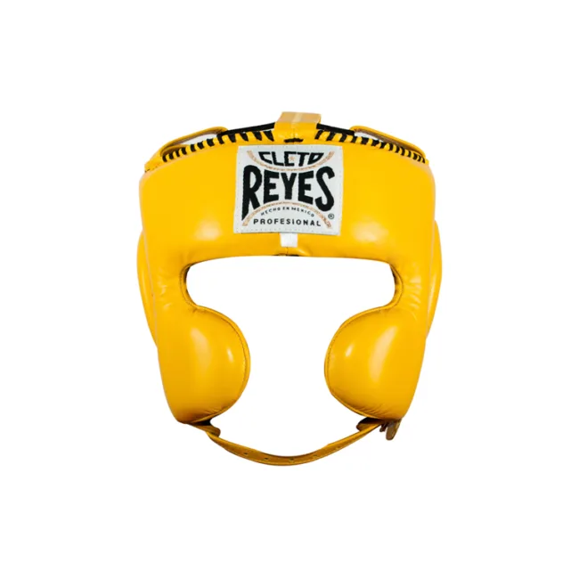 Шлем для бокса CLETO REYES Cheek Protection Yellow