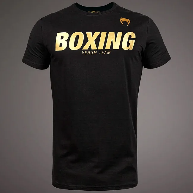 Футболка мужская VENUM Boxing VT Black Gold