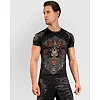 Рашгард VENUM Santa Muerte 5.0 Men's Short Sleeve Deep Black Gold