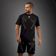 Футболка чоловіча VENUM Serpenti Dry Tech Black Silver Gold