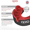 Капа для бокса OPRO GEN5 Silver Level Black Red