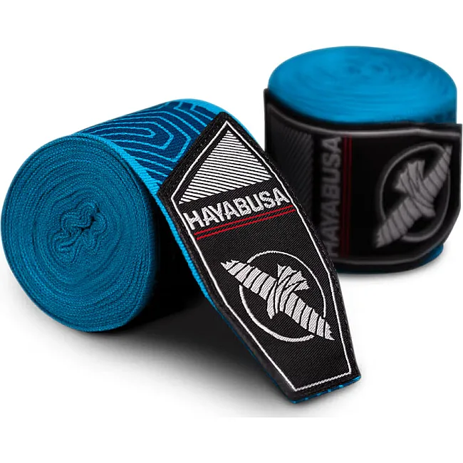 Бинты боксерские HAYABUSA Perfect Stretch Blue Geo