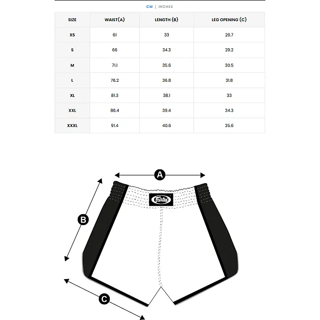Шорты для Муай Тай FAIRTEX BS170 см 3 Red Black