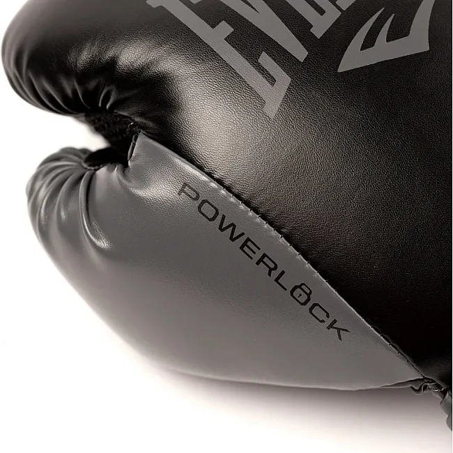 Перчатки для бокса EVERLAST Powerlock 2R Hook and Loop Black