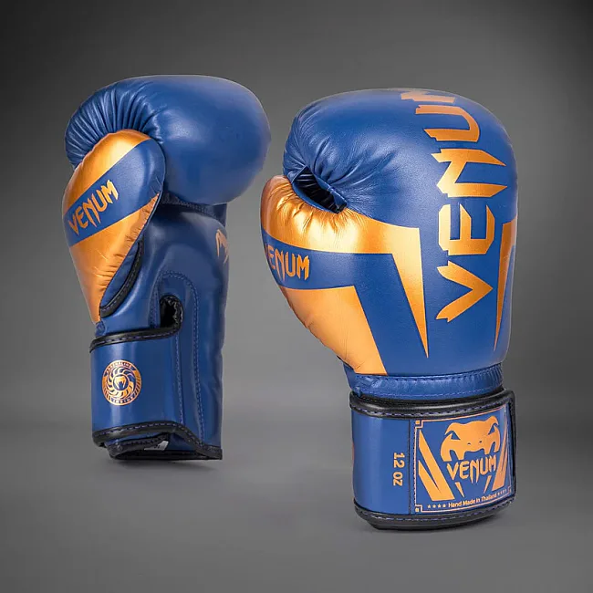 Перчатки для бокса VENUM Elite Royal Blue